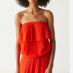 Michael Stars Fleur Strapeless Tube Top | Size M